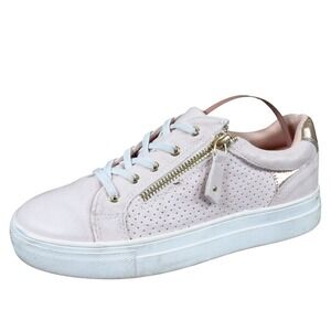 Mia Kids Jilie Girls Casual Sneaker Size 5 School Play Pink Textile Shoes